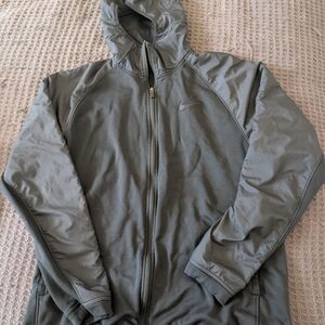 Nike Men's Black Hooded Jacket